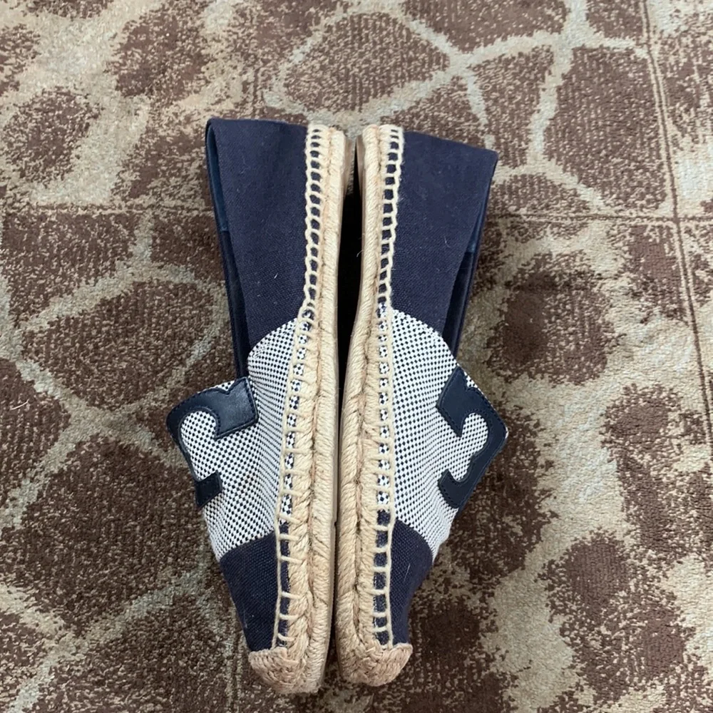 Tory Burch Logo Veranda Espadrilles Flats